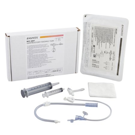 Avanos Medical Sales LLC 0120-20-3.5 Gastrostomy Feeding Tube Kit MIC-Key 20 Fr. 3.5 cm Tube Silicone Sterile