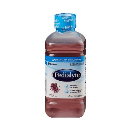 Abbott Nutrition 00240 Oral Electrolyte Solution Pedialyte Classic Grape Flavor 33.8 oz. Electrolyte