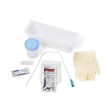 Medline  DYNC1820 Intermittent Catheter Tray Medline Urethral 14 Fr. Vinyl