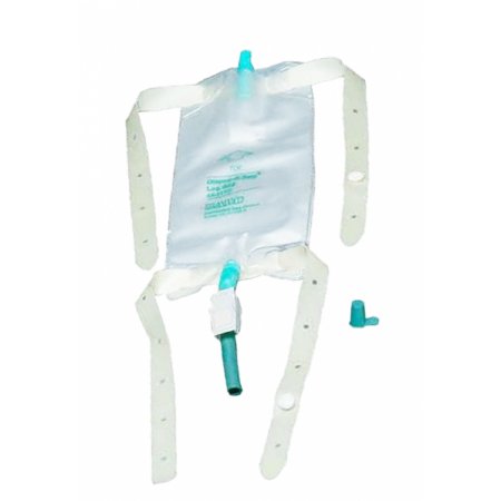 Bard  150102 Urinary Leg Bag Bard Dispoz-a-Bag Anti-Reflux Valve Sterile 19 oz. Vinyl