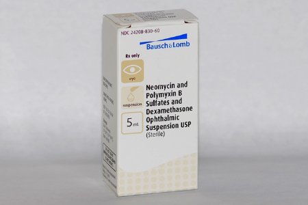 Bausch & Lomb  24208083060 Neomycin Sulfate / Polymyxin B Sulfate / Dexamethasone 0.1% Drops Bottle 5 mL