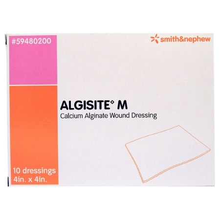 Smith & Nephew  59480200 Alginate Dressing AlgiSite M 4 X 4 Inch Square