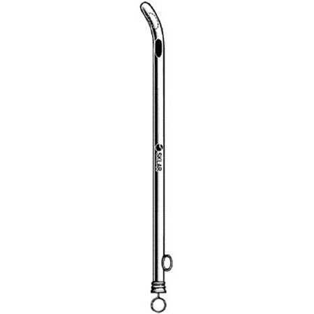 Sklar  85-2216 Urinary Drainage Catheter Sklar Premium OR Grade Straight Tip Chrome Plated Stainless Steel 16 Fr. 5-3/4 Inch