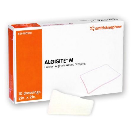 Smith & Nephew  59480100 Alginate Dressing AlgiSite M 2 X 2 Inch Square