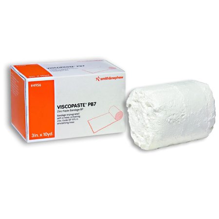 Smith & Nephew  4956 Zinc Impregnated Dressing Viscopaste PB7 Roll 3 Inch X 10 Yard Sterile