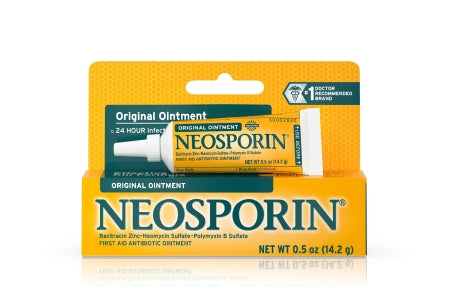 Johnson & Johnson Consumer  00312547238212 First Aid Antibiotic Neosporin Ointment 0.5 oz. Tube