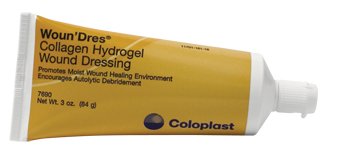 Coloplast  7690 Collagen Hydrogel Wound Dressing Woun'Dres 3 oz.