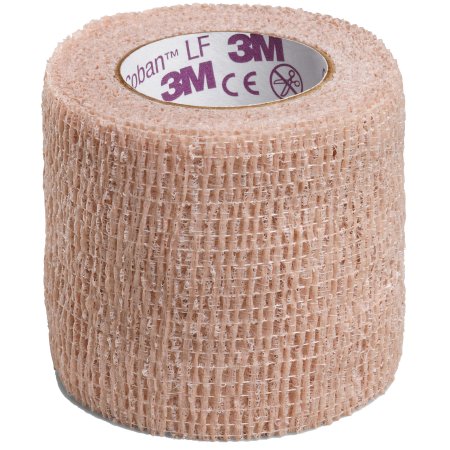 3M  2082 Cohesive Bandage 3M Coban LF 2 Inch X 5 Yard Self-Adherent Closure Tan NonSterile Standard Compression