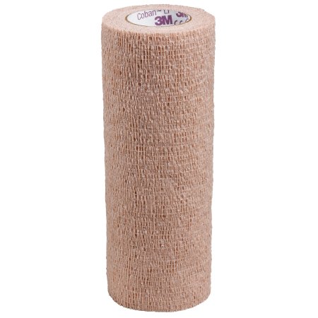 3M  2086 Cohesive Bandage 3M Coban LF 6 Inch X 5 Yard Self-Adherent Closure Tan NonSterile Standard Compression