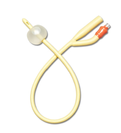 Medline  DYND11706 Foley Catheter Medline 2-Way Standard Tip 3 cc Balloon 6 Fr. Silicone Coated Latex