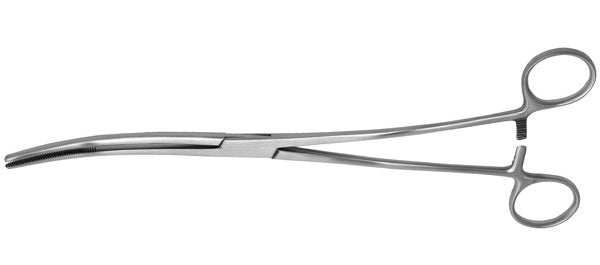 J&J Bozeman Uterine Forceps Curved 10" Ea