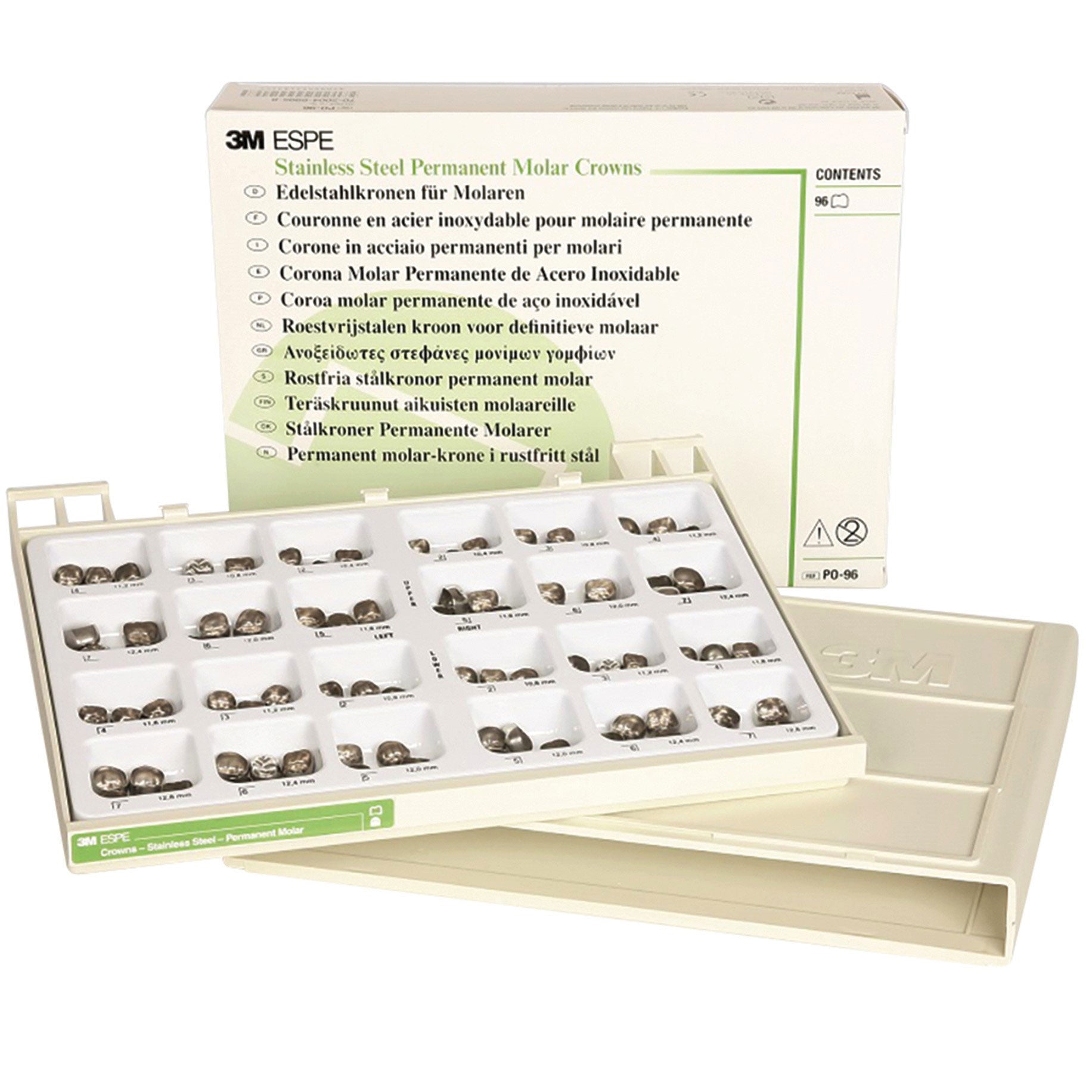 3M ESPE Stainless Steel Permanent Molar Crowns Kit