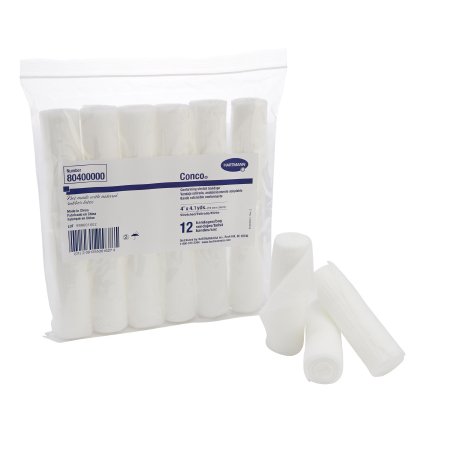 Hartmann  80400000 Conforming Bandage Conco 4 Inch X 4-1/10 Yard 12 per Pack NonSterile 1-Ply Roll Shape