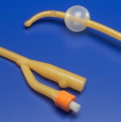 Cardinal  1620C Foley Catheter Ultramer 2-Way Coude Tip 5 cc Balloon 20 Fr. Hydrogel Coated Latex