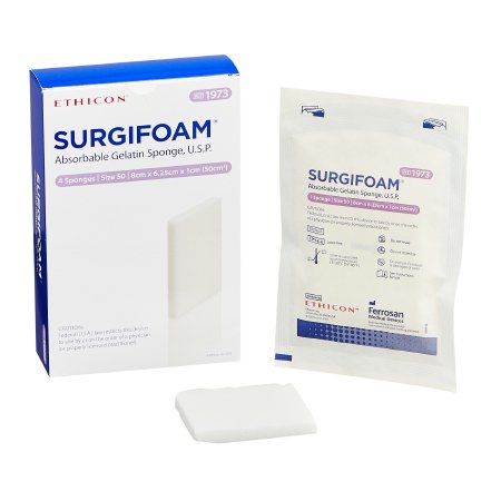 J & J Healthcare Systems  1973 Absorbable Gelatin Sponge Surgifoam