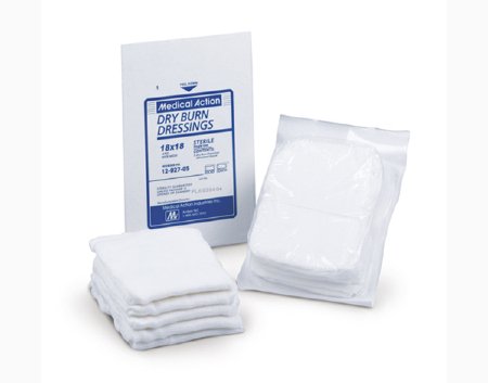 Medical Action Industries  12-918-28 Burn Dressing Medical Action 18 X 18 Inch 1 per Pack Sterile 50-Ply Square