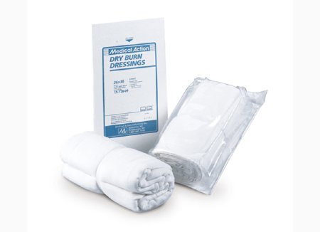 Medical Action Industries  12-728-09 Burn Dressing Medical Action 36 X 36 Inch 1 per Pack Sterile 18-Ply Square