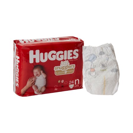 Kimberly Clark 52238 Unisex Baby Diaper Huggies Little Snugglers Newborn Disposable Heavy Absorbency