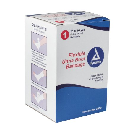 Dynarex  3453 Unna Boot 3 Inch x 10 Yard NonSterile