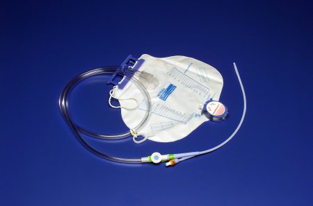 Cardinal  6947LF- Indwelling Catheter Tray Dover Foley 14 Fr. 5 cc Balloon Silicone