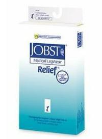 BSN Medical 114631 Compression Stocking JOBST Relief Knee High Medium Beige Closed Toe