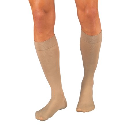 BSN Medical 114632 Compression Stocking JOBST Relief Knee High Large Beige Closed Toe