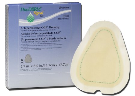 ConvaTec  403332 Hydrocolloid Dressing DuoDERM Signal 6 X 7 Inch Triangle