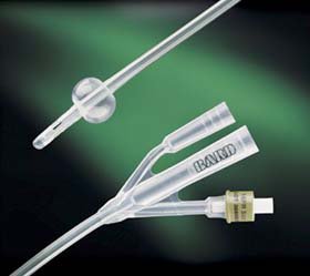 Bard  70520L Foley Catheter Lubri-Sil 3-Way Standard Tip 5 cc Balloon 20 Fr. Hydrogel Coated Silicone