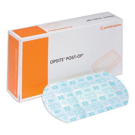 Smith & Nephew  66000714 Transparent Film Dressing with Pad OpSite Post Op 10 X 4 Inch 3 Tab Delivery Rectangle Sterile