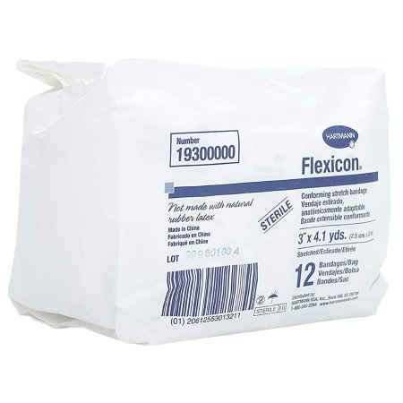 Hartmann  19300000 Conforming Bandage Flexicon 3 Inch X 4-1/10 Yard 1 per Pack Sterile 1-Ply Roll Shape