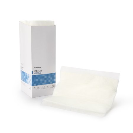 McKesson Brand 16-4252 Abdominal Pad McKesson 7-1/2 X 8 Inch 1 per Pack Sterile Rectangle