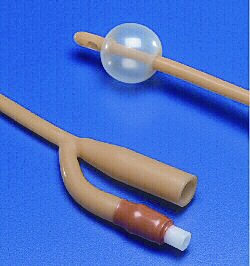 Cardinal  402722 Foley Catheter Dover 2-Way Standard Tip 5 cc Balloon 22 Fr. Silicone Elastomer Coated Latex