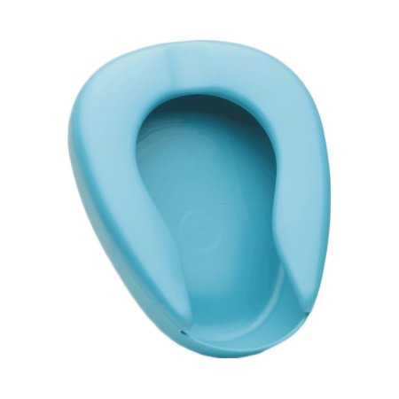 Medegen Medical Products LLC  00080 Stackable Bedpan Medegen Blue 2.25 Quart / 2129 mL