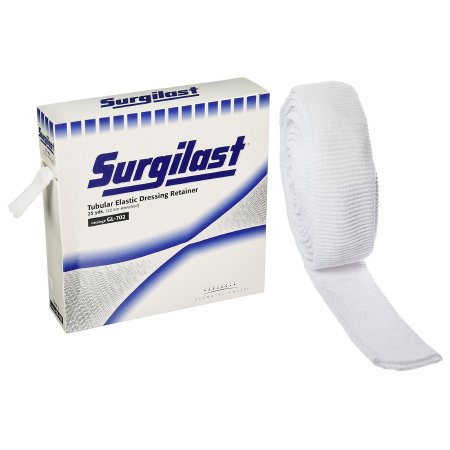 Gentell  GL702 Elastic Net Retainer Dressing Surgilast Tubular Elastic 25 Yard Size 2 White Small Leg / Arm / Hand / Foot NonSterile