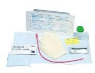 Bard  802214 Intermittent Catheter Tray Bardia Round Hollow Tip 14 Fr. Without Balloon Vinyl