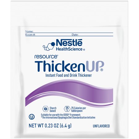 Nestle Healthcare Nutrition 10043900225408 Food and Beverage Thickener Resource Thickenup 6.4 Gram Individual Packet Unflavored Powder IDDSI Level 0 Thin