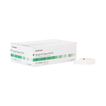 McKesson Brand 16-47305 Medical Tape McKesson White 1/2 Inch X 10 Yard Paper NonSterile