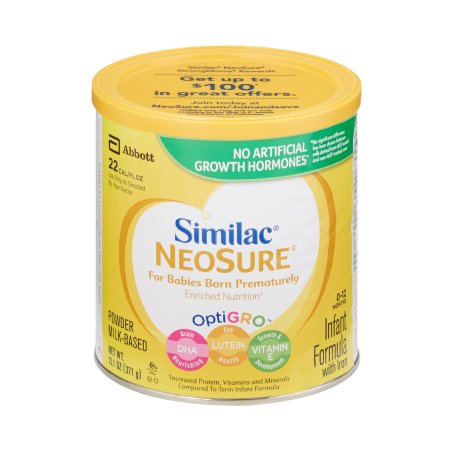 Abbott Nutrition 57430 Infant Formula Similac NeoSure 13.1 oz. Can Powder Premature