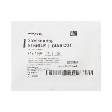 McKesson Brand 16-3B-44 Bias Cut Stockinette McKesson Cotton 4 Inch X 4 Yard Size 5 Beige Sterile