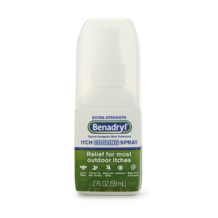 Glaxo Consumer Products  00501320302 Itch Relief Benadryl 2% - 0.1% Strength Spray 2 oz. Bottle