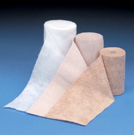 DeRoyal  46-333 3 Layer Compression Bandage System DeWrap Multiple Sizes Tape Closure Tan / White NonSterile 30 to 40 mmHg