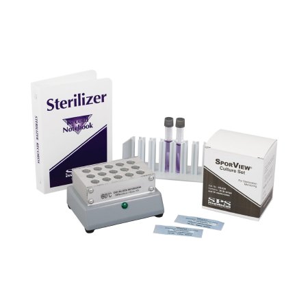 SPS Medical Supply  CS-020 SporView Sterilization Biological Indicator Kit Steam / EO Gas / Dry Heat / Chemical Vapor