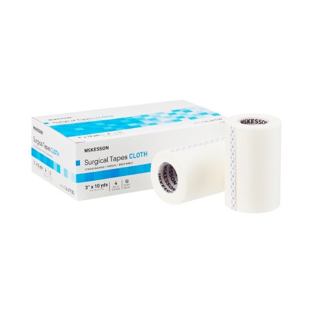 McKesson Brand 16-47130 Medical Tape McKesson White 3 Inch X 10 Yard Silk-Like Cloth NonSterile