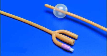 Cardinal  8887689209 Foley Catheter Dover 3-Way Standard Tip 30 cc Balloon 20 Fr. Silicone Elastomer Coated Latex