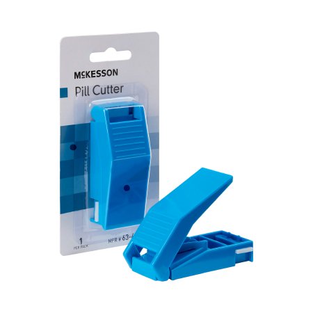 McKesson Brand 63-6341 Pill Cutter McKesson Hand Operated Blue