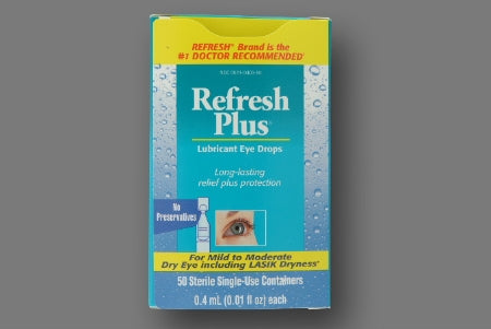 Allergan Pharmaceutical  00023040350 Eye Lubricant Refresh Plus 0.01 oz. Eye Drops