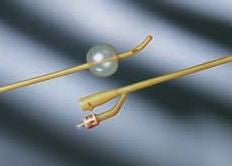 Bard  0100L18 Foley Catheter Bardex Lubricath 2-Way Coude Tip 30 cc Balloon 18 Fr. Hydrophilic Polymer Coated Latex