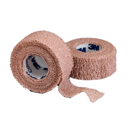 3M  1581 Cohesive Bandage 3M Coban 1 Inch X 5 Yard Self-Adherent Closure Tan NonSterile Standard Compression