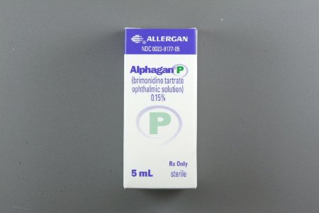 Allergan Pharmaceutical  00023917705 Alphagan P Brimonidine Tartrate 0.15% Solution Dropper Bottle 5 mL