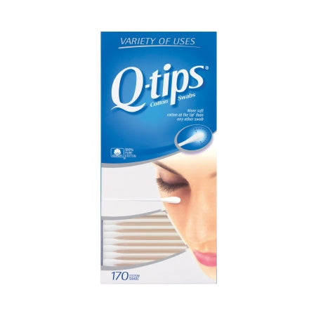 Unilever  00521507000 Swabstick Q-Tip Cotton Tip Cotton Shaft 3 Inch NonSterile 170 per Pack